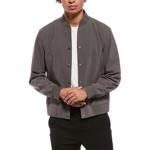 Theory Mens  Murphy Precision Ponte Jacket, Grey